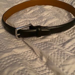 Polo by Ralph Lauren calfskin leather black belt. Size 22. Belt is 26” long